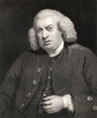 Portrait of Dr. Samuel Johnson by Joshua Reynolds